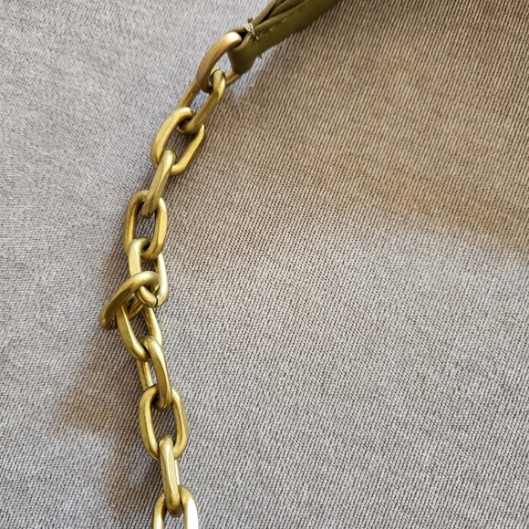 ZARA Quilted Mini Shoulder Bag Khaki NWT - Picture 2 of 8